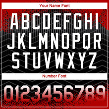 Laden Sie das Bild in den Galerie-Viewer, Custom Red Black Gray-White Gradient Speckle Geometric Sportswear Performance T-Shirt