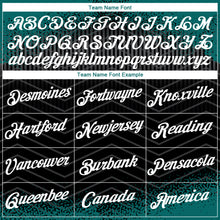 Charger l'image dans la galerie, Custom Teal Black-White Gradient Speckle Geometric Sportswear Performance T-Shirt