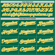 Загрузить изображение в средство просмотра галереи, Custom Green Yellow-White Foodie Food Dessert Melting Cream Waffle Grid Authentic Baseball Jersey