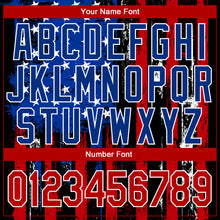 Загрузить изображение в средство просмотра галереи, Custom Black Red-Royal 3D American Flag Fashion Performance T-Shirt