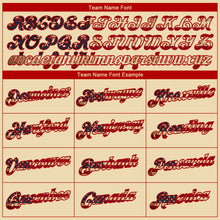 Load image into Gallery viewer, Custom Cream Vintage USA Flag-Red 3D American Flag Fashion Performance T-Shirt