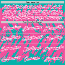 Charger l'image dans la galerie, Custom Aqua Pink-White Torn Sharp Brush Stroke Splatter Performance T-Shirt