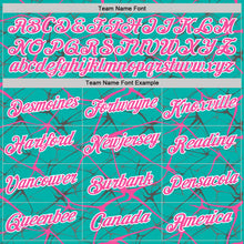 Charger l'image dans la galerie, Custom Aqua Pink Gray-White Abstract Network Crackle Performance T-Shirt