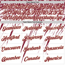 Charger l'image dans la galerie, Custom White Crimson-City Cream Distressed Scratch Brush Stroke Performance T-Shirt