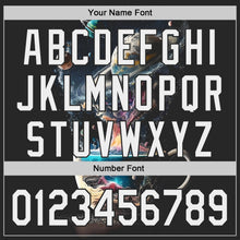 Загрузить изображение в средство просмотра галереи, Custom Black-White Galaxy Star Nebula Authentic Baseball Jersey
