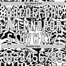 Laden Sie das Bild in den Galerie-Viewer, Custom White-Black Leopard Print Authentic Baseball Jersey