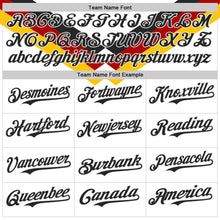 Загрузить изображение в средство просмотра галереи, Custom White Black Red-Yellow Germany Style Authentic Baseball Jersey