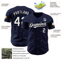 Load image into Gallery viewer, Custom Dark Purple White-Black Germany Style Authentic Baseball Jersey