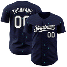 Load image into Gallery viewer, Custom Dark Purple White-Black Germany Style Authentic Baseball Jersey