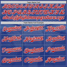 Laden Sie das Bild in den Galerie-Viewer, Custom Royal Red-White Japan Style Authentic Baseball Jersey