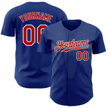 Laden Sie das Bild in den Galerie-Viewer, Custom Royal Red-White Japan Style Authentic Baseball Jersey