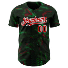 Laden Sie das Bild in den Galerie-Viewer, Custom White Red-Green Portugal Style Authentic Baseball Jersey