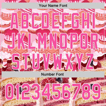 Charger l'image dans la galerie, Custom Pink-White Ice Cream Cake Foodie Dessert Authentic Baseball Jersey