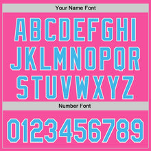 Charger l'image dans la galerie, Custom Pink Sky Blue-White Ice Cream Waffle Foodie Dessert Authentic Baseball Jersey