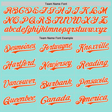 Charger l'image dans la galerie, Custom Ice Blue Orange-White Ice Cream Waffle Foodie Dessert Authentic Baseball Jersey