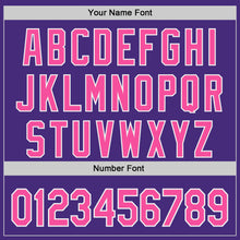 Charger l'image dans la galerie, Custom Purple Pink-White Ice Cream Waffle Foodie Dessert Authentic Baseball Jersey