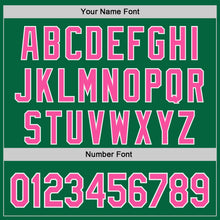 Charger l'image dans la galerie, Custom Kelly Green Pink-White Ice Cream Waffle Foodie Dessert Authentic Baseball Jersey