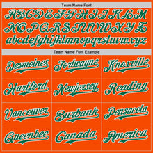 Charger l'image dans la galerie, Custom Orange Kelly Green-White Ice Cream Waffle Foodie Dessert Authentic Baseball Jersey