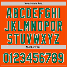 Charger l'image dans la galerie, Custom Orange Kelly Green-White Ice Cream Waffle Foodie Dessert Authentic Baseball Jersey