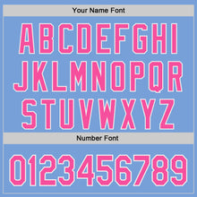 Charger l'image dans la galerie, Custom Light Blue Pink-White Ice Cream Waffle Foodie Dessert Authentic Baseball Jersey
