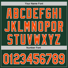 Charger l'image dans la galerie, Custom Green Orange-White Ice Cream Waffle Foodie Dessert Authentic Baseball Jersey
