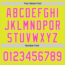 Charger l'image dans la galerie, Custom Neon Yellow Pink-White Ice Cream Waffle Foodie Dessert Authentic Baseball Jersey