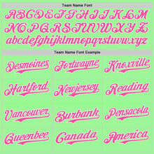 Charger l'image dans la galerie, Custom Pea Green Pink-White Ice Cream Waffle Foodie Dessert Authentic Baseball Jersey