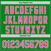 Charger l'image dans la galerie, Custom Grass Green Pink-White Ice Cream Waffle Foodie Dessert Authentic Baseball Jersey