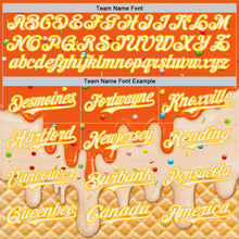 Charger l'image dans la galerie, Custom Orange Cream-Gold Ice Cream Waffle Foodie Dessert Authentic Baseball Jersey