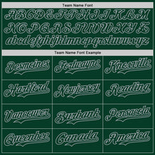 Charger l'image dans la galerie, Custom Green Cream-Gray Fluid Wave Splatter Gradient Authentic Baseball Jersey