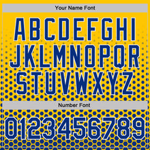 Загрузить изображение в средство просмотра галереи, Custom Yellow Royal-White Geometric Hexagonal Dot Gradient Performance T-Shirt