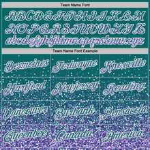 Загрузить изображение в средство просмотра галереи, Custom Teal Purple-White Colorful Sparkle Gradient Dots Performance T-Shirt