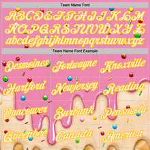Charger l'image dans la galerie, Custom Light Pink Cream-Gold Ice Cream Waffle Foodie Dessert Performance T-Shirt