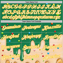 Charger l'image dans la galerie, Custom Kelly Green Cream-Gold Ice Cream Waffle Foodie Dessert Performance T-Shirt