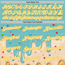 Загрузить изображение в средство просмотра галереи, Custom Mint Aqua Cream-Gold Ice Cream Waffle Foodie Dessert Performance T-Shirt