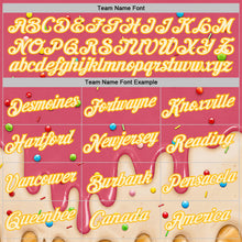 Charger l'image dans la galerie, Custom Medium Red Cream-Gold Ice Cream Waffle Foodie Dessert Performance T-Shirt