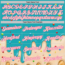 Charger l'image dans la galerie, Custom Aqua Cream-Pink Ice Cream Waffle Foodie Dessert Performance T-Shirt