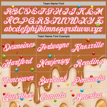 Charger l'image dans la galerie, Custom Chocolate Brown Cream-Pink Ice Cream Waffle Foodie Dessert Performance T-Shirt