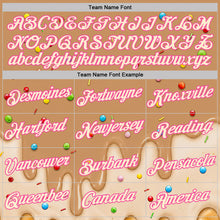Charger l'image dans la galerie, Custom Tan Cream-Pink Ice Cream Waffle Foodie Dessert Performance T-Shirt