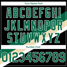 Загрузить изображение в средство просмотра галереи, Custom Black Kelly Green-Cream Modern Authentic City Edition Basketball Jersey