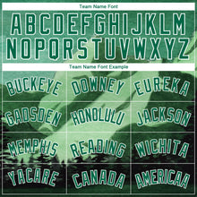 Загрузить изображение в средство просмотра галереи, Custom Kelly Green White 3D Pattern Design Natural Landscape Watercolor Style Authentic Basketball Jersey