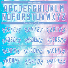 Загрузить изображение в средство просмотра галереи, Custom White Light Blue-Purple 3D Pattern Design Sky With Clouds Watercolor Style Authentic Basketball Jersey