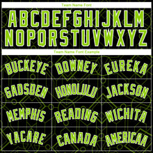 Charger l'image dans la galerie, Custom Black Neon Green-White Geometric Shapes Authentic City Edition Basketball Jersey