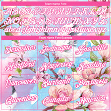 Загрузить изображение в средство просмотра галереи, Custom Pink White 3D Pattern Design Flowers Performance T-Shirt