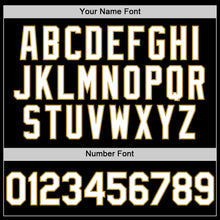 Загрузить изображение в средство просмотра галереи, Custom Black White-Old Gold Line Authentic Baseball Jersey
