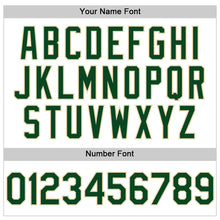 Charger l'image dans la galerie, Custom White Green-Cream Line Authentic Baseball Jersey