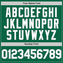 Load image into Gallery viewer, Custom Kelly Green White-Gray Line Authentic Baseball Jersey