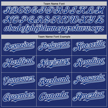 Charger l'image dans la galerie, Custom Royal White Line Authentic Baseball Jersey