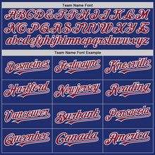 Load image into Gallery viewer, Custom Royal Crimson-White Line Authentic Baseball Jersey