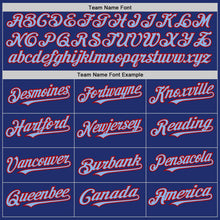 Charger l'image dans la galerie, Custom Royal Light Blue-Red Line Authentic Baseball Jersey
